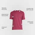 thumbnail image 3 of Lands' End Essentials Men's Short-Sleeve Soft Cotton T-Shirt - Relaxed Easy Fit, 3 of 5