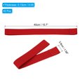 thumbnail image 2 of Uxcell Towel Bands, 6 Pack Stretchable Windproof Beach Towel Straps for Beach Cruise Pool Chairs, Red, 2 of 6