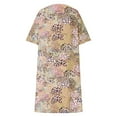 thumbnail image 5 of ALLLIST Yellow Womens Dresses Midi Summer Sundress Floral Vacation Tent Womens Clothing Size S-3XL, 5 of 6