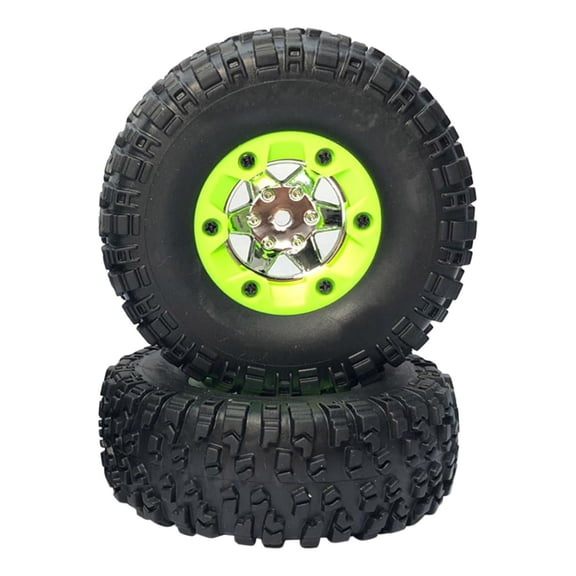 LeeQinersw Rubber Metal RC Car Tires 1/12 Car Hobby Replacement DIY for Wltoys 124017 2 2 Left
