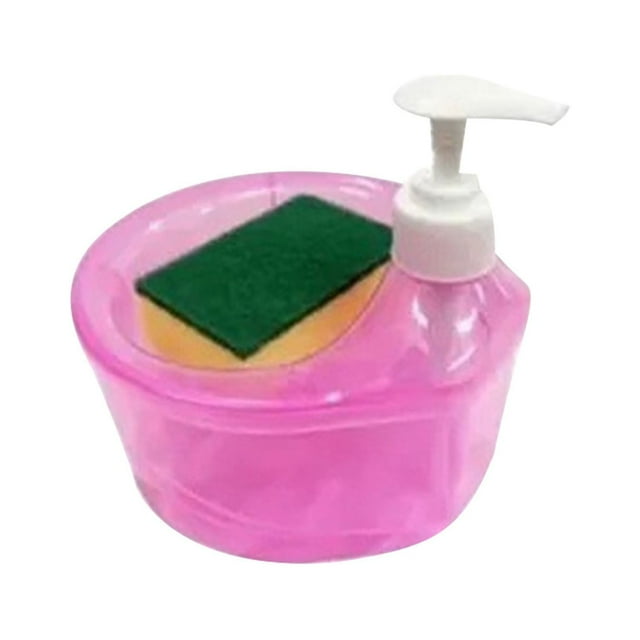 Amzcrzy Home Tools, Gardening Tools, Home Improvement, Kitchen Cleaning Detergent Sponge Liquid Dispenser Press Automatic Soap Liquid Box Washing Combination soap bx