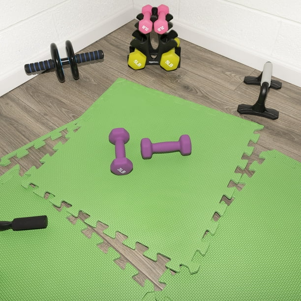 Ottomanson MultiPurpose 24 in. x 24 in. EVA Foam Interlocking Anti