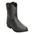 thumbnail image 4 of Botas Vaqueras Niña Negro Con Brillos Tacón 3 Cm negro 18 MX, 4 of 10