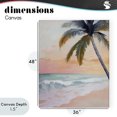 thumbnail image 4 of Stupell Industries Tropical Tranquil Sunset & Beach Palm Canvas Art, 36 x 48, by Creative Studio, 4 of 8