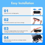Compatible for HP 218X 218A Toner Cartridges 4 Pack 3301fdw with chip 218X 218A Color 3301fdw 3301cdw 3201dw MFP 3301sdw Printer High Yield Ink Set W2180A W2180X (Black Cyan Yellow Magenta)
