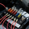 thumbnail image 4 of Car Plastic Fuse Box 6 Ways Flame Retardant Fuse Holder with Double Fuses, 4 of 7