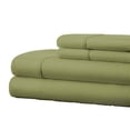 thumbnail image 2 of Becky Cameron Ultra Soft Hotel Quality 4 Piece Chevron Bed Sheet Set - Full - Sage, 2 of 2