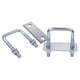 thumbnail image 1 of Abrazaderas de ballesta,Abrazaderas de ballesta para camión remolque de 2,5 pulgadas,Pernos en U de bloqueo de ballesta de 2,5 pulgadas de ancho de metal,Con tuercas,pernos,placa y arandelas, 1 of 9
