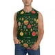 thumbnail image 1 of Fotbe Christmas Men's Camiseta sin Mangas Estampada para Hombres, Playera Casual para Gimnasio, Entrenamiento, Playa-Small, 1 of 7