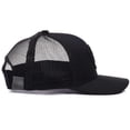 thumbnail image 3 of ARIAT Gorra con logotipo de escudo monocromo para hombre, color negro, con cierre ajustable en la parte trasera de malla, 3 of 6