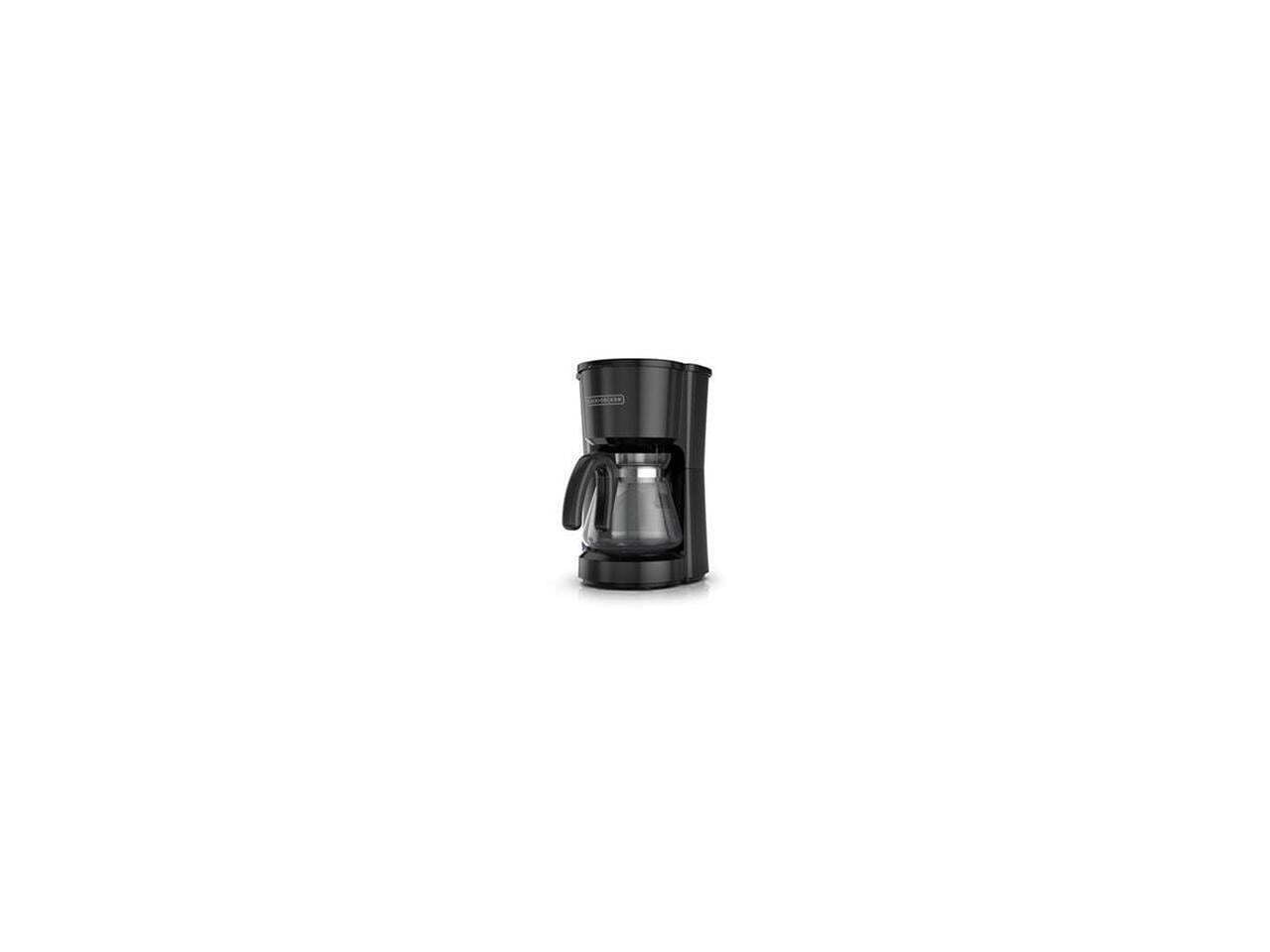 5-Cup Coffee Maker One-touch Control Compact Apartments RVs Dorm Room Easy-Clean