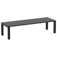 thumbnail image 5 of Compamia Vegas 118" Extendable Resin Patio Dining Table in Black, 5 of 8