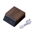 thumbnail image 4 of Balanza digital para café con temporizador, fabricada en madera, compacta, ideal para la cocina. Negro, 4 of 9