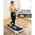 thumbnail image 6 of Portable Treadmill, Under Desk Treadmill 1.5HP Slim Walking Treadmill 240LBS - Electric Treadmill with Remote Control LED Display, Running Walking Jogging for Home Office Use, 6 of 7