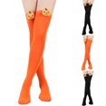thumbnail image 4 of Penkiiy Women's Silk Thigh High Stockings Nylon Socks for Women Halloween Party Tights Accessory Black, 4 of 4