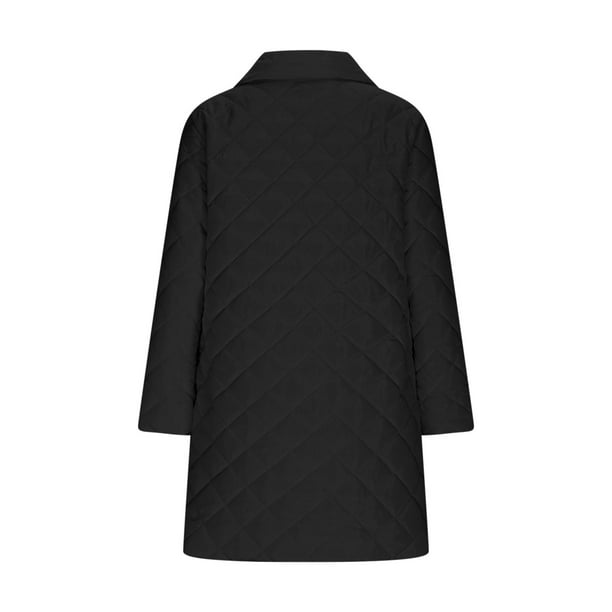aohooy Women's Down Jacket Trendy Stand Collar Zip Up Diamond