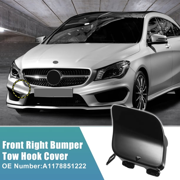 Tapa De Gancho De Remolque Trasero Para Mercedes CLA W117 | 2015-2019 | Reemplazo Directo 1178859800 | Plástico ABS