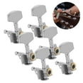 thumbnail image 4 of Têtes de Machine à Guitare, Structure Stable Matériau Métallique Résistance Corrison Piques de Réglage de Guitare Travail Exquis Design Professionnel pour Ukulélé 3 Gauche et 3 Droite, 2 Gauche, 4 of 8