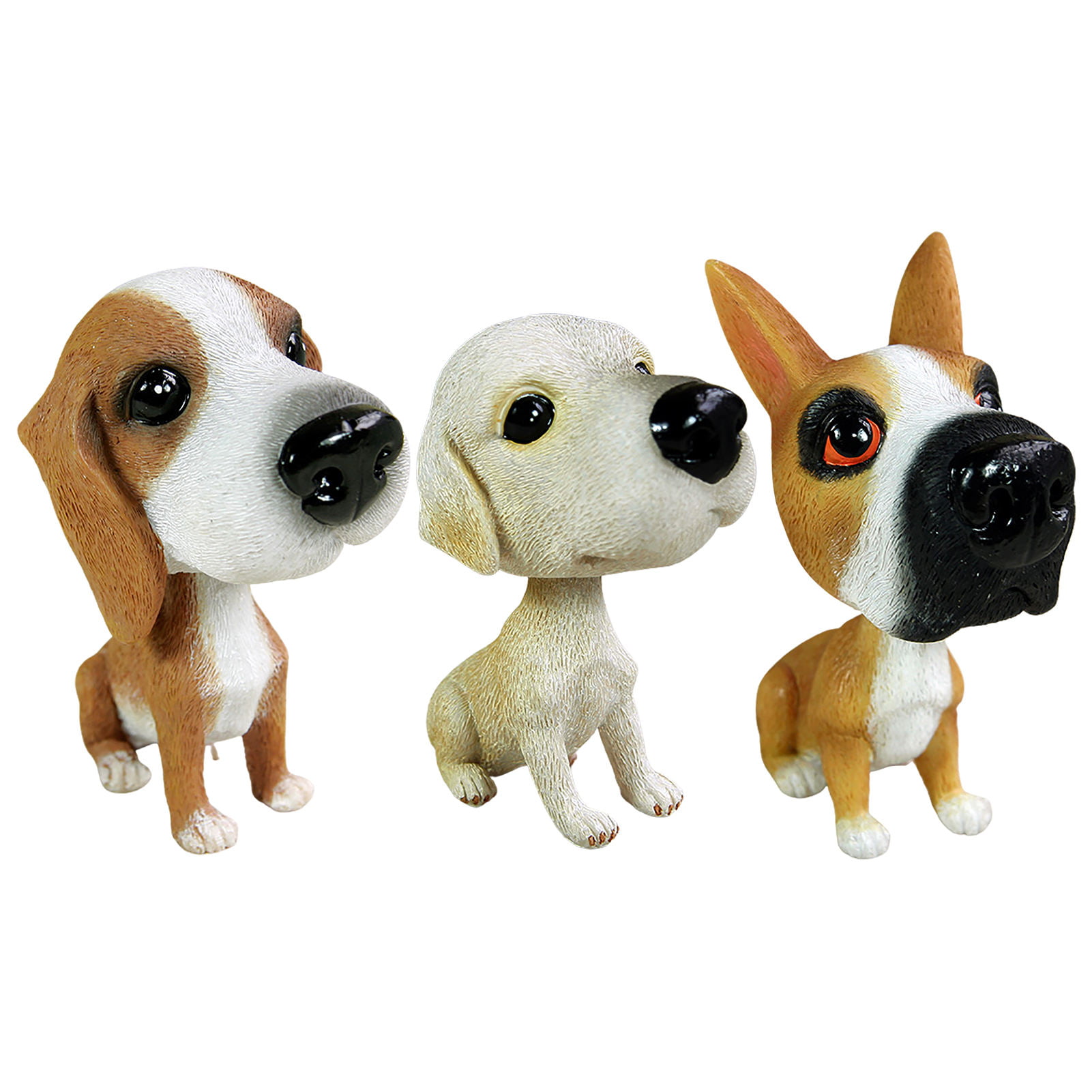 Cute Resin Bobble-Head Dashboard Dogs Model Figure Toys Home Office Decor 