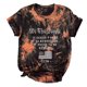 thumbnail image 1 of Camiseta de mujer, divertida y linda camiseta de manga corta, camiseta con estampado de bandera del Día de la independencia, camiseta teñida anudada, blusa, regalo para mujer Pompotops  hkajfhjk467494, 1 of 1