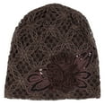 thumbnail image 6 of D-GROEE Double Layer Hollow Out Sequins Turban Hats Slouchy Baggy Chemo Cap Beanie Cancer Hat Light Breathable Head Covers for Daily Life, 6 of 6