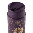 thumbnail image 3 of Thyme & Table 22 fl oz Stainless Steel Coffee Tumbler, Purple & Gold Celestial, 3 of 10