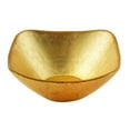 thumbnail image 2 of Leeber Atlas Square Gold Glass Bowl, 9.5", 2 of 2