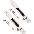 thumbnail image 1 of Cerradura De Gancho Para Ventana De Puerta Corrediza Blanca Con 2 Llaves, 1 of 5