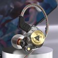 thumbnail image 1 of Auriculares con cable translúcidos PRETXORVE para teléfono celular, respetuosos con el medio ambiente, con material ignífugo, intraauriculares estéreo en línea., 1 of 8