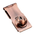 thumbnail image 1 of OULII 1Pcs Heavy Duty Lock Hasp Iron Red Bronze Rustproof for Office Use, 1 of 8