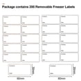 thumbnail image 5 of 200pcs Freezer Labels Removable Frozen Food Labels Freezer Stickers,refrigerator Date Labels Stickers Peelable, 5 of 5