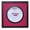 Dark Red, variant on 10" Drum Head Display Frame Set Black Frame with Matting Easy Mount (Dark Red Matting)