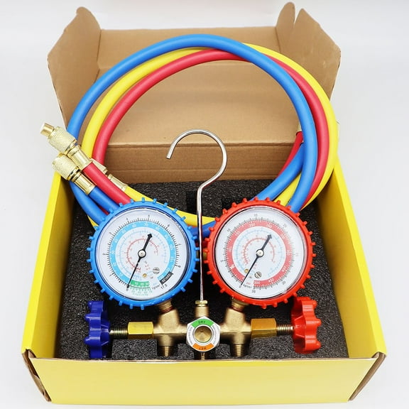 Car Air Conditioning Gauge Tool for R134 R12 R22 R404 Maintenance