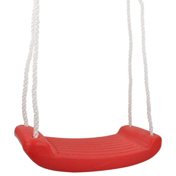 Stuff Ensemble de Balançoire Inc. Siège en Plastique avec Corde (Rouge) et Autocollant Logo SS