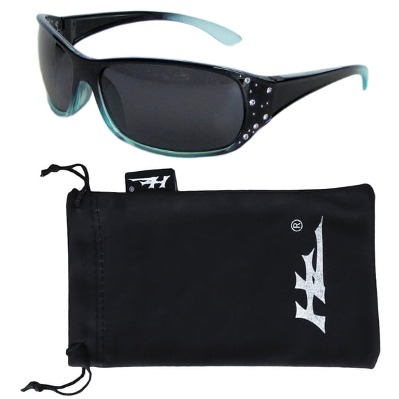 Hornz Polarized Sunglasses for Women Dark Smoke Lens