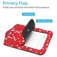 thumbnail image 2 of PhooArto 2 Pcs Cartoon Crabs Red Dot Pattern Luggage Tag for Suitcases, Leather Baggage Tags Identifiers for Travel, Stainless Steel Loop Name ID Label for Women Bag Backpack, 2 of 5