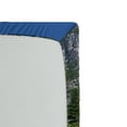 thumbnail image 2 of Ambesonne Nature Fitted Sheet, Yosemite Falls Country, Queen Size, Green Blue, 2 of 2