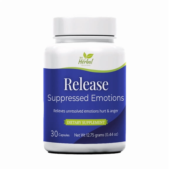Emotional Release Natural Herbal Supplement for Suppressed Feelings