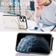 thumbnail image 6 of for iPhone 11 Pro Max Case Wallet with Strap for Women,Crossbody Lanyard and Wristlet Strap,Zipper Pocket,Credit Card Holder,Ring Stand,RFID Blocking Phone Wallet Cases(6.5 inch,White), 6 of 18