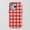 Design 04, variant on Gingham Checkered For All iPhone Series Protective Phone Case Pastel Purple White