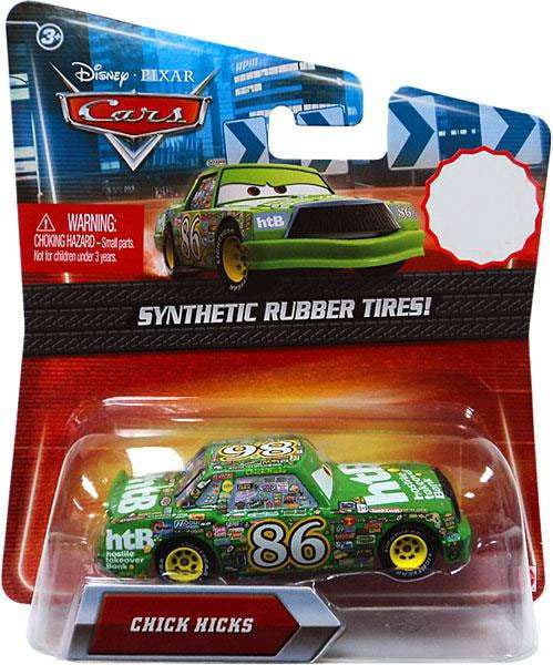 Disney / Pixar Cars Synthetic Rubber Tires Chick Hicks Diecast Car ...