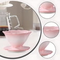 thumbnail image 6 of ACDANC 2026 New Pour Over Coffee Maker Ceramic Coffee Dripper for Home Travel Manual Porcelain Cone Brewer Delicate Decoration Flower Shaped Pink Pour Over Coffee Dripper, 6 of 7