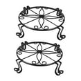 thumbnail image 1 of 2 soportes de Metal para macetas, estantes de exhibición, soportes para macetas multiusos resistentes, soportes para macetas para Patio, hogar, patio Grande, 1 of 8