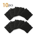 thumbnail image 2 of INSPIRE CHIC Women's 3 Hook 3 Row Bra Extenders Stretchy Bra Strap Buckle Hooks Bra Band Black 10, 2 of 5