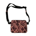 thumbnail image 2 of Victoria's Secret Pink Crossbody Shoulder Bag Purse Pure Snakeskin Print Mauve New, 2 of 2