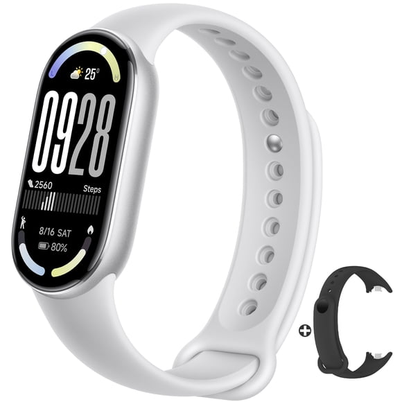 XIAOMI Mi Smart Band 10 (2025) - Écran AMOLED 1,72 Pouces / Autonomie de 21 Jours / Écran Tactile, Traqueur Multisport, Traqueur d'Activité, Moniteur de Fréquence Cardiaque