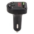 thumbnail image 2 of Reproductor MP3 para coche Bluetooth 5.0 estéreo con carga USB, compatible con tarjeta de memoria, disco U, transmisor FM con luz colorida, 2 of 14