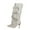 White, variant on Bmisegm High Heeled Pointed Toe PU Fashionable Boot Stitching for Casual Wear Stacked Knee High Boots Shoes Boots for Women White 7