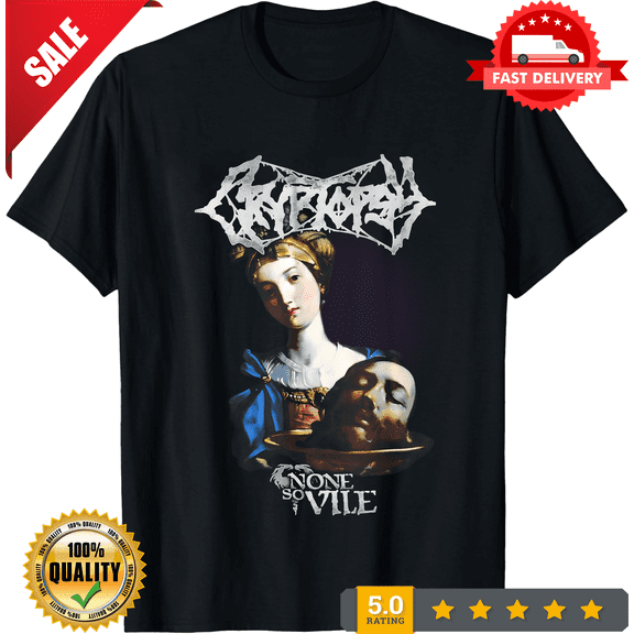 Rare Cryptopsy - None So Vile Cotton Adult T-Shirt All Size, NEW TRENDING ITEM-TH70872