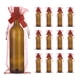 thumbnail image 1 of Uxcell 30pcs Bolsas de Vino de Organza, 15x5.5" Bolsas de Regalo de Malla con Lazo para Bodas y Cumpleaños, Rojo Vino, 1 of 7